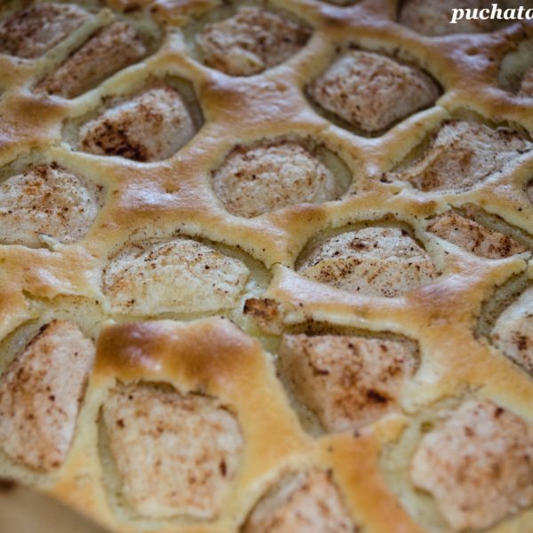 Szybkie ciacho z jabłkami (papierówkami)